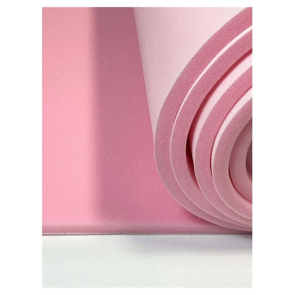 USA Fabric Store 1/2 in Pink Sew Foam Scrim Cloth Backed Premium Pleating Padding Upholstery 57 in Wide by The Yard