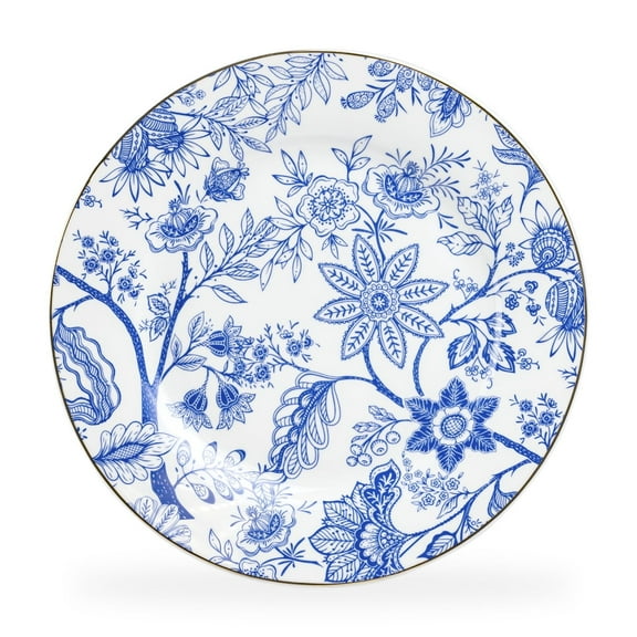 Grace Teaware Blue Blossom 8" Fine Porcelain Dessert Plate