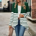 thumbnail image 4 of Dasayo Women's Tops and Blouses Open Front Fall Long Sleeve Lightweight Striped Cardigans Shirts for Women Trendy L, 4 of 7