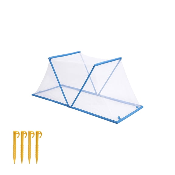 TFYZYY Garden Insect Barrier Mesh Cover with Ground Stakes Bird and Small Animal Protection for Vegetables and Flowers Reusable, Foldable Netting for Outdoor Plant Safety