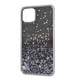 thumbnail image 3 of Funda de teléfono con lentejuelas brillantes y purpurina de lujo para teléfono. IPhone11 negro, 3 of 9