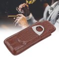 thumbnail image 4 of Small Cigar Holder, Travel Cigar Case Manual Sewing  For Office, 4 of 8