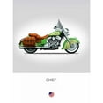 thumbnail image 3 of Rogan, Mark 19x24 Black Modern Framed Museum Art Print Titled - Indian Chief 2015, 3 of 5