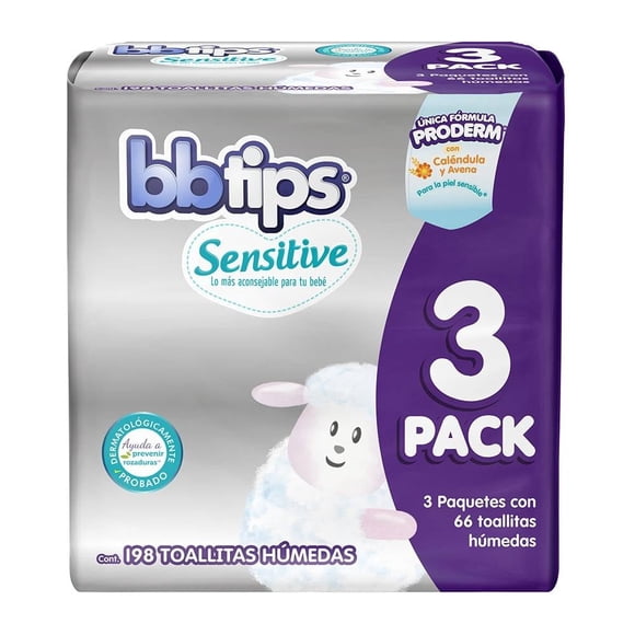 Toalla Húmeda Bbtips 3 Pack
