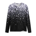 thumbnail image 4 of Jsaierl Hauts à Manches Longues pour Femmes Automne Col Rond T-Shirts Mode Paillettes Graphique Chandail Ample Décontracté Sortie Blouses 2024 Hauts de Fête Brillants, 4 of 4
