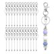 thumbnail image 1 of 24 Llaveros de Cuentas, Kit para Hacer Llaveros de Cuentas en para Hacer Tú Mismo, para Colgantes, Regalos Hechos A Mano, de Plata, 1 of 5