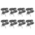 thumbnail image 1 of Minkissy 8PCS Split Links for Roller Chain Carbon Steel Chain Repair Kit for Industry Workers, 1 of 6