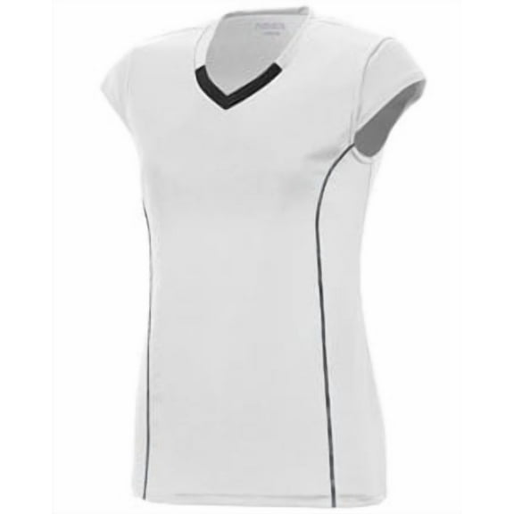 Augusta GIRLS BLASH JERSEY WHI/BLK S