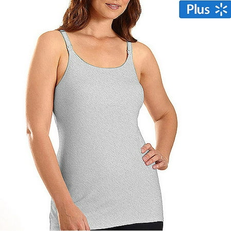 Maternity Nursing Cami with Built-in Shelf Bra -- Available in Plus ...
