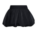 thumbnail image 3 of Ediodpoh Skirts for Women Solid High Waist Mini Skirt Summer Casual Sleeveless Romper Style Mini Skirts Black L, 3 of 8