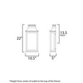 thumbnail image 3 of Maxim Lighting - Savannah VX - 3 Light Outdoor Wall Mount-22 Inches Tall and, 3 of 5