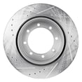 thumbnail image 4 of New Replacement Vented Brake Disc Compatible With Ford F-350 Super Duty XLT 8 Cyl 6.0L 2005-2012 By 54136 680344 60054200 54136G 680344R AR85118 BD126276 BR54136 E12670119 PRT5630, 4 of 8