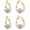 2pair gold, variant on Lymphatic Germanium Earrings Lymphatic Drainage Earrings Atheniz Lymphatic Earrings Cubic Zirconia Earrings Lymphatic Hoop Earrings for Women[q5797]