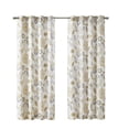 thumbnail image 2 of SunSmart Curtain for Bedroom, Casual Spring, Summer Single Window Panel, Yellow - 50x84", 2 of 5