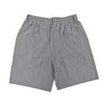 thumbnail image 5 of YLSDY Men's Linen Shorts Summer Pleated Business Casual Dress Shorts 7 Inch Walking Bermuda Beach Designer Vacation Outfits Gray M, 5 of 8