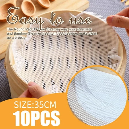 

WANYNG Placemat Silicone steamer pad Non-Stick Silicone Mat Steamer Pad Sum Paper Cooking Tools CONTENTS 11xSilicone steamer pad C