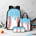 thumbnail image 2 of JCCXIN Kids School Backpack For Boys Girls Ice-Cream Baseball Graphic With Lunch Box Pencil Case 3 PC Sets Primary Middle High School College Backpacks Lightweight Large Capacity Funny Bags,Sky Blue, 2 of 4