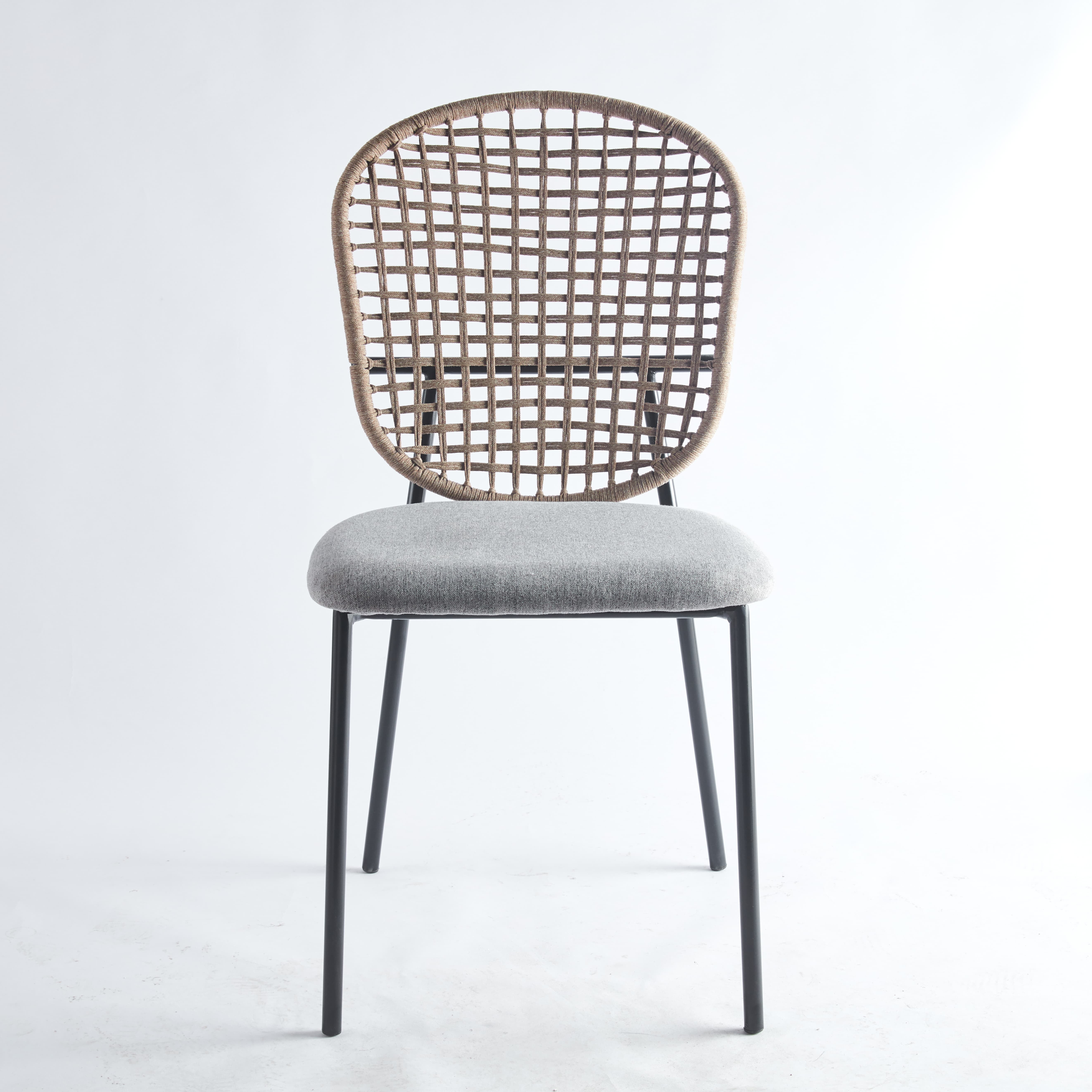 MAYEERTY Modern Sennit Chair Set of 4 Dining Coffee Chair