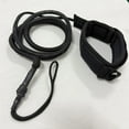thumbnail image 6 of GARENDE Surfboard Leash Rope Coiled for Shortboard All Types of Surfboards Longboard black, 6 of 9