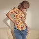 thumbnail image 3 of Fotbe Autumn Leaves 2 Body de Mujer con Cuello Redondo y Mangas Cortas, Sin Mangas Ajustado, Suave, Cómodo y Básico-X-Large, 3 of 7