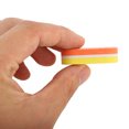 thumbnail image 3 of Unique Bargains 50 Pcs Mini Block Oval Nail Buffers for DIY Yellow Orange, 3 of 6