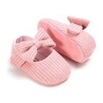 thumbnail image 4 of Fymall Newborn Infant Baby Soft Sole Bow-knot Crib Shoes, 4 of 5