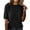 Black, variant on MEICHEN Women's Short Sleeve Pullover Spring Fashion Crew Neck Knitted Shirt Elegant Lightweight T Shirts Casual Summer Essentials Tops for Women