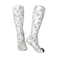 thumbnail image 4 of Balery Hand Drawn Rabbit Printed Novelty Socks Men's Women's Crew Socks Sports Socks Knee High Socks Cotton Socks Quirky and Cool Socks, 4 of 9