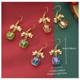 thumbnail image 7 of Yoyauz Christmas Earrings Women's Christmas Bow Gift Box Lightweight Earrings Cute Christmas Party Jewelry Gifts, 7 of 7