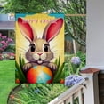 thumbnail image 3 of Cayyon Easter Flags 28 x 40 Double Sided, (Happy Easter House Flag) Easter Flag Banner with Bunny for Outside Vertical Holiday Yard Décor, 3 of 5