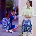 thumbnail image 2 of Mochila para portátil Hidds, mochila escolar de 16 pulgadas para niñas Galaxy Blue, 2 of 6