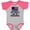 Baseball Heather and Hot Pink, variant on Inktastic Firefighter Uncle Fireman Nephew Boys or Girls Baby Bodysuit