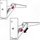 thumbnail image 5 of Adjustable 90 Degree Hinge with Balanced Spring for Cabinet and Sofa Doors, Vertical Mounting Solution, 5 of 5