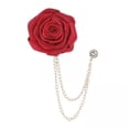 thumbnail image 1 of 4x Broches De Rosas Artificiales Para Novios, Ramilletes De Boda Para Novios, 1 of 8