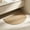 Khaki, variant on FeiFu Half Moon Doormat Faux Jute Semi Circle Non Slip Entry Rug Washable Floor Mat 24"x36" for Front Door Kitchen Bathroom Indoor Outdoor Alfombra de Media Luna