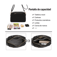 thumbnail image 3 of Bolso Bandolera para Mujer Malubero Con Bolsillo Color Negro, 3 of 4