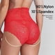 thumbnail image 2 of Ropa interior de encaje para mujer Bragas de cintura alta Conjunto sexy Paquete de 3, Rojo, 3xl Feliz Sencillez, 2 of 4