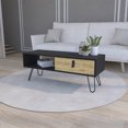 thumbnail image 3 of Coffee Table Magness, Modern -Tone Design, Open Shelf & Drawer Storage, 3 of 7