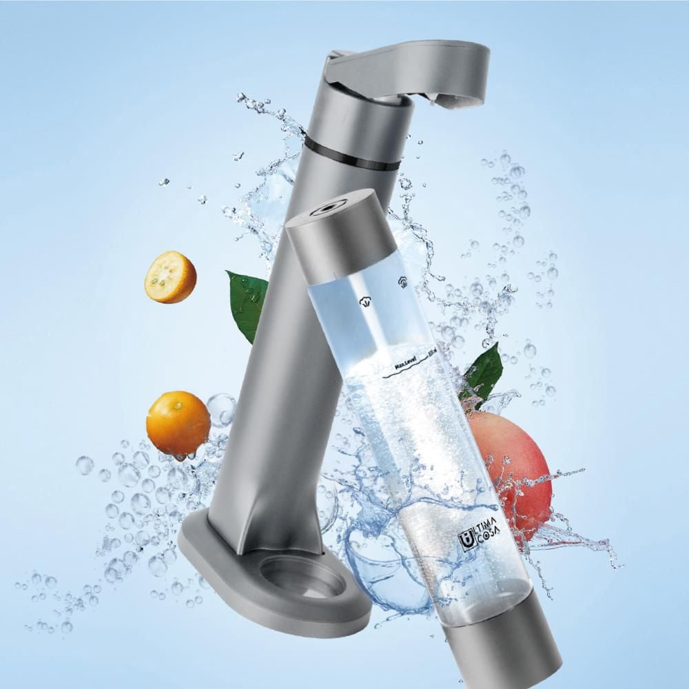 Machine à soda Ultima Cosa Presto Frizzante - Argent