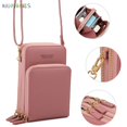 thumbnail image 4 of BadPiggies Crossbody Cellphone Purse Women Touch Screen Bag RFID Blocking Wallet Handbag Adjustable Shoulder Strap (Pink), 4 of 9
