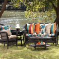 thumbnail image 2 of Pillow Perfect 18.5-inch by 11.5-inch Corded Rectangular Outdoor Throw Pillows (Set of 2) - Monti Chino, 2 of 3