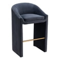 thumbnail image 1 of Banco de Bar Kessa Muebles Emas Negro 65 x 97 x 57 cm, 1 of 5