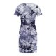 thumbnail image 4 of Puntoco Vestido Suelto Informal Con Cuello Redondo Y Tirantes Para El Hombro, Manga Corta, Estampado Floral, Con Bolsillos, Vestido De Manga Corta Con Cuello Redondo, Azul Marino S, 4 of 7