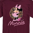 thumbnail image 3 of Mickey & Friends - Minnie Mouse Leopard Print Logo - Men's Short Sleeve Graphic T-Shirt, 3 of 5