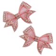 thumbnail image 6 of Raindrops Bowknot Shoe Charms Rhinestone Pink 1 Pair 3.35X2.36X0.79In, 6 of 8