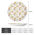 thumbnail image 2 of Daiia Cute Gnome Summer Printed Pattern Ceramic Plate Dinner Plates Bone China Decorative Plates with Display Stand Art Ceramic Ornaments for Wall Hanging Decoration-10in, 2 of 6