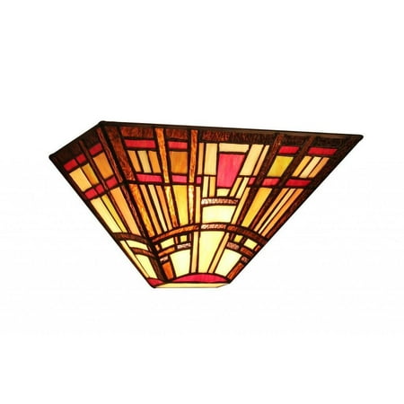 Mission Style Wall - Chloe Tiffany Style Mission Design 1-light Wall Sconce