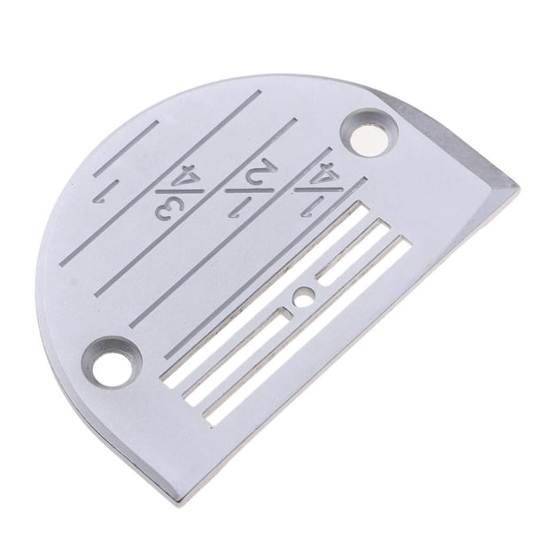 Placa de aguja de metal para trabajos pesados para máquinas de coser Brother Singer F24