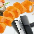 thumbnail image 4 of Fruit Vegetable Spiral Slicer, Food Garnish Carving Tool With Sharp Blade For Kitchen Cooking, Salad Making, Dessert Decoration, 4 of 9