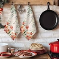 thumbnail image 6 of Red Poppy Kitchen Towels Set of 4, Farmhouse Country Vintage Flower Leaf Plant Absorbent Dish Towels for Kitchen, Microfiber Hand Towel, Quick Drying Tea Towel for Cleaning Decorative Dishcloths, 6 of 7